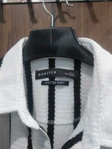 snitch Men's Striped Short Sleeve Shirt