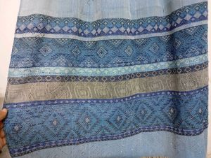 Blue and black hijab for girls.