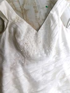 Elegant White Bridal Lehenga