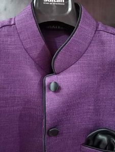Stylish Purple Nehru Jacket