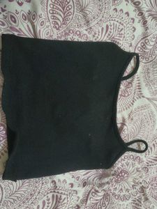 Classic Black Spaghetti Strap Cami Top