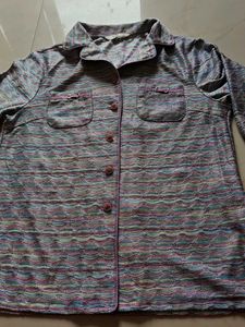 Colorful Knit imported streachable Shirt