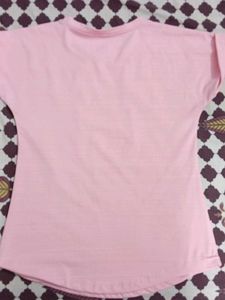 Pink Casual T-Shirt