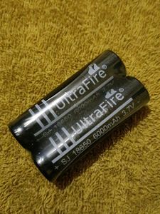 2- Pcs  UltraFire SJ 18650 Batteries