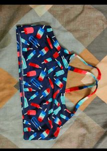 Cute Popsicle Print Bikini Top