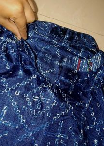 Elegant Blue Printed Kurta