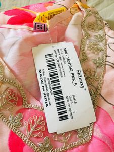 Pink Floral Print Kurta Set with Dupatta💖