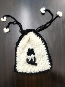 Handmade Cat Drawstring Pouch 🆕😺