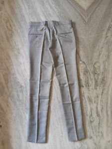 Men's Grey Formal Trousers