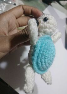 Crochet Turtle  keychain