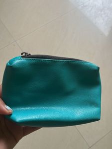 Teal Zipper Pouch