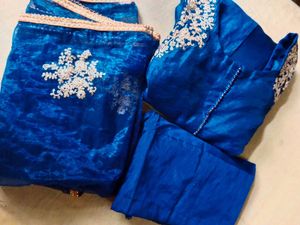 stylish Aline cut Anarkali set