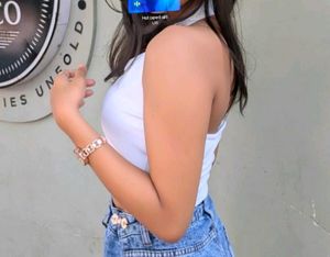 White Halter Neck Zip Crop Top