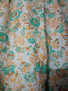 Pretty Floral Print  short Kurti