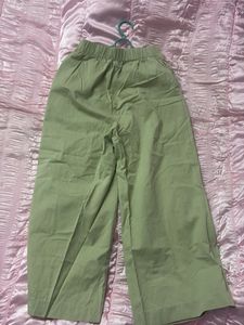 Light Green Wide Leg Pants