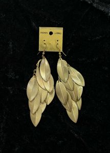 Boho Leaf Dangle Earrings