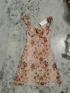Floral Print Mini Dress