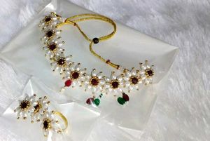 parijat necklace set ❤️ .. this handmade jewellery
