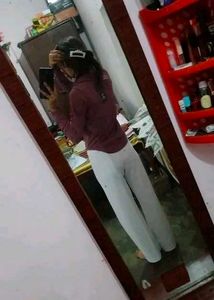 perfect white trouser for casual..