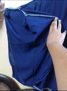 Royal Blue Designer Kaftan Top