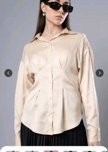 H&amp;M Pleated Shirt