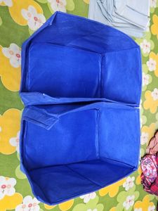 Blue wordrobe storage Organizer