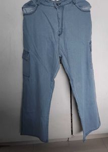 Light Blue Cargo Pants