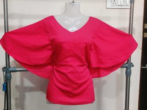 Pink Tunic Top& floral yellow top combo