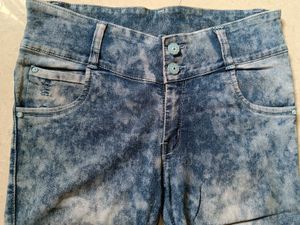 Acid Wash Denim Jeans
