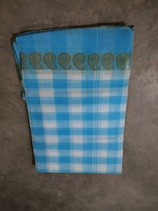 new Bengali taant Checked Saree