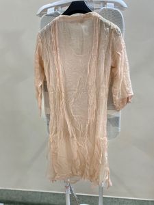 Elegant Embellished Sheer Tunic Top