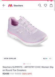 Skechers Women's Lavender Slip-On Sneakers