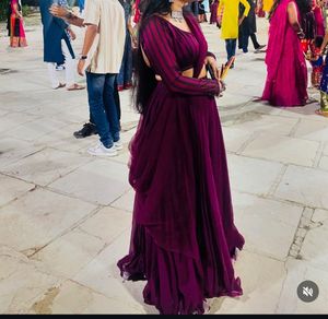 Elegant Purple Lehenga Choli Set