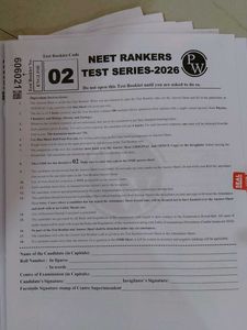 NTA NEET 2026 Rankers Test Series