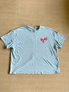 Light Blue Graphic T-Shirt