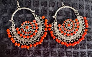 Combo of 2 Pairs Oxidised  Earrings
