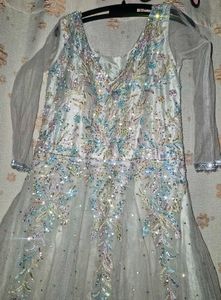 Elegant Embroidered Ethnic Gown