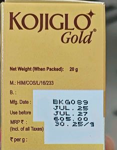 Kojiglo Gold Skin Lightening Cream