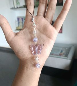 Butterfly Keychain and phone charm