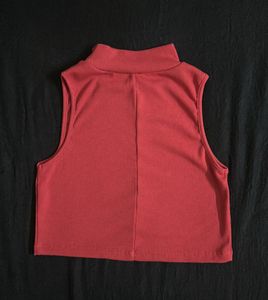 Simplicity High Neck Crop Top