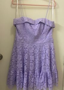 Premium : Lavender Lace Dress