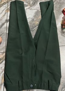 Dark Green Palazzo Pants