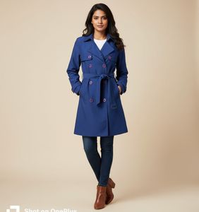 Navy Trench Coat