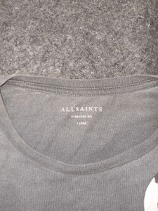 AllSaints 'Lightning Skull' Oversized Graphic Tee