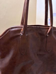 Brown Leather Handbag