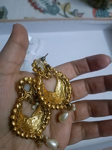 Beautiful Designer Party Wear Earrings With Stones