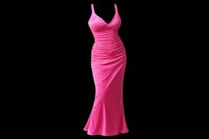 Stunning Satin Ruched Midi Dress