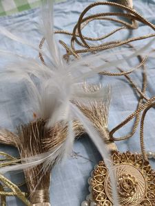 Designer Pearl Kamarbandh with Tassels