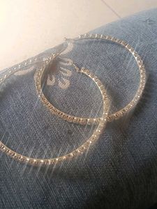Sparkling Hoop Earrings