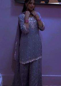 lavender sharara set